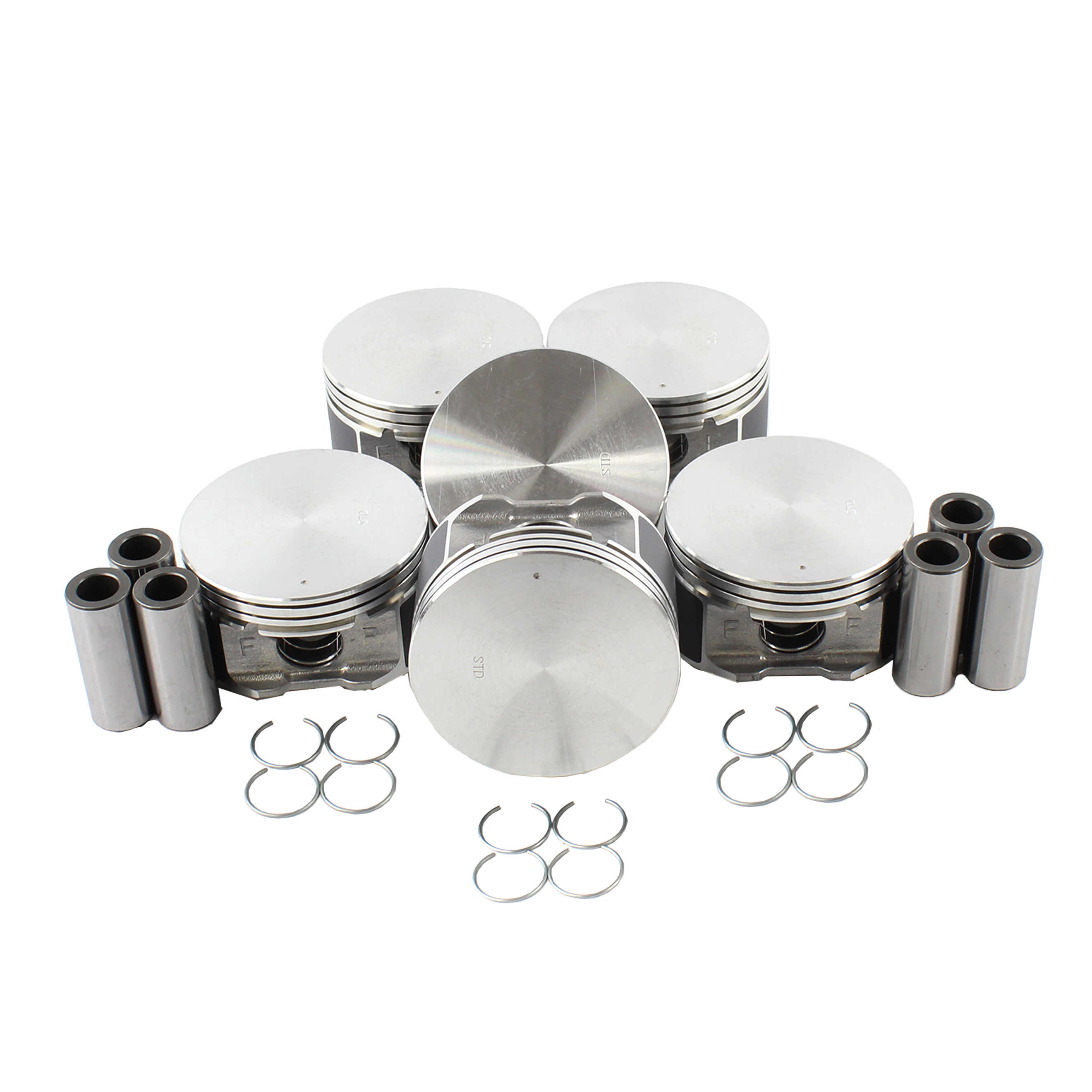 DNJ P1105.40 Piston Set 1.0mm fits 2002-2010 Dodge Ram 1500 04-10 Dodge Dakota